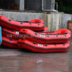 Bateaux de rafting gonflables en PVC Magic MJK-425R 425x218cm certifiés CE pour usage commercial sur les rivières et les grottes karstiques - Product Image 3