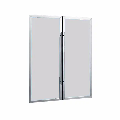 white walk in refrigerator glass door/ vertical freezer glass door