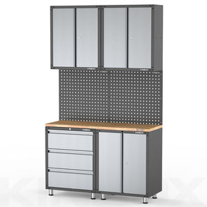 Kinbox 7 ชิ้นโลหะโรงรถและ Workshop ตู้ระบบ - Product Image 3