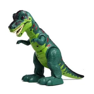 Mainan T-rex Dinosaurus Berjalan Listrik Ws5302 37Cm Simulasi Tyrannosaurus Rex dengan Cahaya dan Suara
