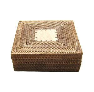 Bonita caja de almacenamiento de ratán - Product Image 1