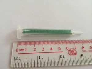 Nhựa Tĩnh Mixer PMF6-16 Trộn Vòi Phun Cho Duo Gói Epoxies Lưỡi Lê Một Hình Vuông Màu Xanh Lá Cây - Product Image 6