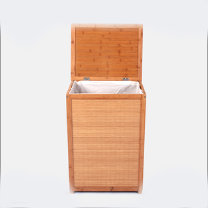 Eco-friendly vintage 100% bamboo clothes storage boxes home clothing storage bins/basket/box/organizer for sale