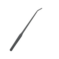 Pince courbée en acier inoxydable Jusuo 27 cm pour aquarium, outils d'aquascaping pour plantes aquatiques, forceps, pince de nourrissage aquatique