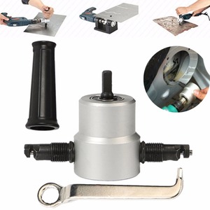 Nibble In Metallo di Taglio A Doppia Testa Foglio <span class=keywords><strong>Nibbler</strong></span> Saw Taglierina <span class=keywords><strong>Drill</strong></span> <span class=keywords><strong>Attachment</strong></span> Spedizione Utensile Da Taglio <span class=keywords><strong>Nibbler</strong></span> Foglio di Metallo di Taglio - Product Image 3