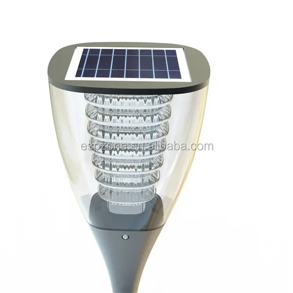 ร้อนขายการออกแบบถ้วย ESL-10เซ็นเซอร์กลางคืนพลังงานแสงอาทิตย์สวนโคมไฟเซลล์แสงอาทิตย์โคมไฟสวน