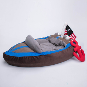 Accessoires pour animaux de compagnie, lits pour animaux de compagnie en forme de <span class=keywords><strong>bateau</strong></span>, doux et confortables pour chiens et chats - Product Image 3