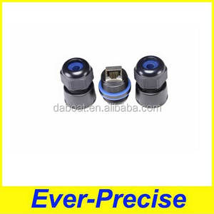 Double fin Nylon Imperméable connecteur M22 connecteur <span class=keywords><strong>rj45</strong></span> ethernet connecteur - Product Image 2