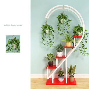 Vendite calde di Alta Qualità In Acciaio <span class=keywords><strong>e</strong></span> Ferro Stabilimento Sorge Set decorazione della Casa 5-Tier In Acciaio Del Fiore Del Metallo Del Banco di mostra - Product Image 4