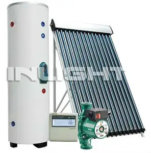 Split Heat Pipe 2 copper coil solar water heater