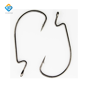 Hameçon de pêche en acier à haute teneur en carbone, crochet à larges fentes - Product Image 3