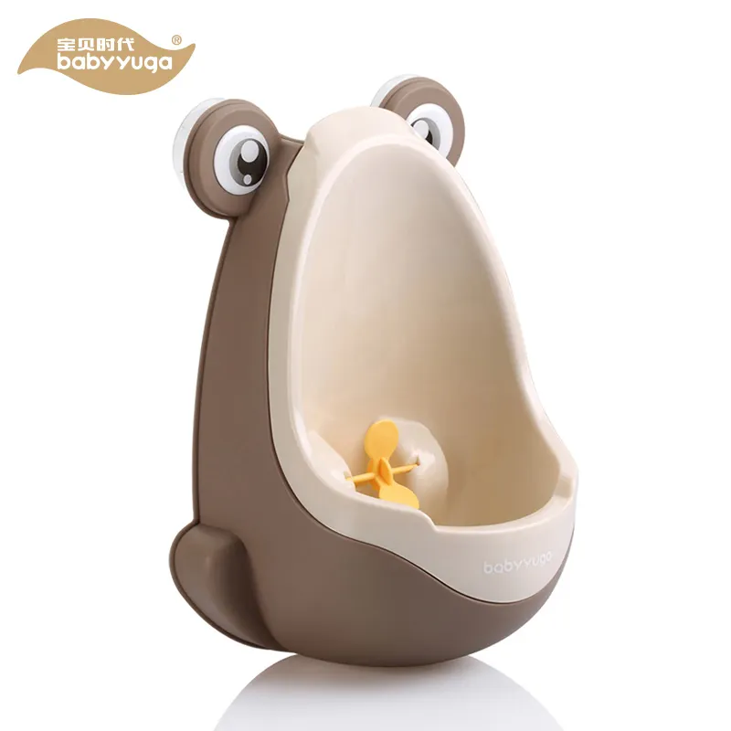 Cute Cartoon Frog Baby Potty Potties Children Kids Training Urinal Plastic Potties for Baby Boy Wall Mounted