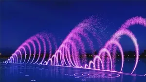 Fanta wilden Park See wasser bildschirm film mit laser und projektor engineering