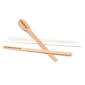 Agitadores mezcladores ecológicos de alta calidad de madera Birke Herramientas de café y té de primera calidad almacenadas - Product Image 2