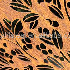 Panneaux de portes décoratives en acier corsage, 12 pièces, perforé, en feuille métallique - Product Image 2
