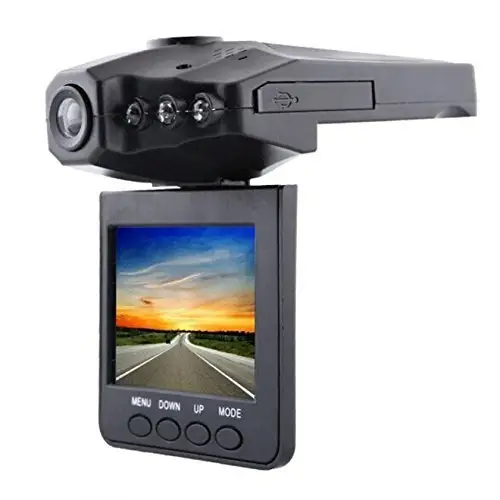H198 6 LED Light 2.5 inch Screen High Definition Auto Video Recorder DVR Camcorder