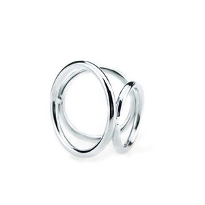 Cincin Logam Triple Loop untuk Penis, Pengencang Ereksi, Alat Bantu Impotensi, Peregang Penis - Product Image 4