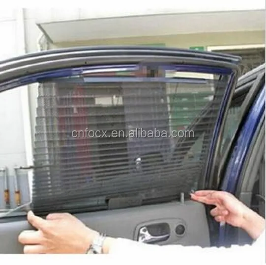 Gutes Design Auto Seiten fenster Vorhang/Auto Automatic Jalousien Sonnenschutz/Auto Einziehbares Seiten fenster