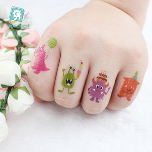 Tatuaggi Temporanei <span class=keywords><strong>Piccoli</strong></span> Mostri Impermeabili e Durevoli Design di Uccellini Carini Tatuaggi Cartoon Mini Mix per Bambini Tatuaggi per Dita - Product Image 1