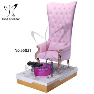 Design unico Colore Rosa Pedicure Ciotola Regina Pedicure Spa Sedia di Rosa Salone di Mobili