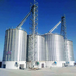 Silo de almacenamiento de granos galvanizados, Silo de acero para alimentación Animal