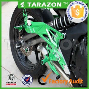 ชุดพักเท้าหลังอะลูมิเนียมบิลเล็ต CNC สำหรับ Kawasaki <span class=keywords><strong>ER6N</strong></span> NINJA <span class=keywords><strong>650</strong></span> - Product Image 5