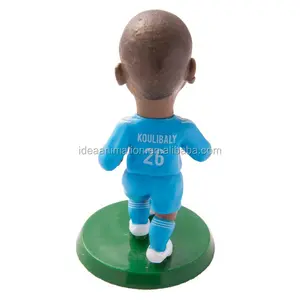 Vivid OEM plastic football player action toys for collection