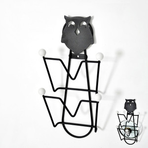 Porte-ustensile décoratif hibou de couleur noire pour la maison - Product Image 2