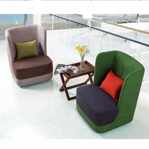Respaldo Alto hotel dormitorio sillón con otomana para reposapiés - Product Image 2