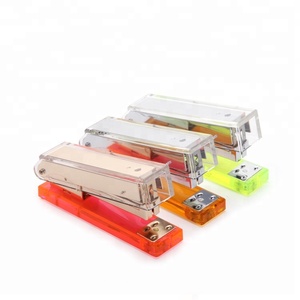 Phụ Kiện Văn Phòng Cuốn Sách Ràng Buộc Nhiều Màu Perspex <span class=keywords><strong>Stapler</strong></span> Mà Không Cần Staples - Product Image 1