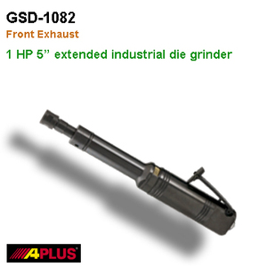 เครื่องเจียรลมแบบตรง GSD-1082 ขนาด 6 มม./8 มม. พร้อมหัวจับดอกสว่าน คอต่อยาว 5 นิ้ว ตัวเครื่องเหล็ก กำลัง 1.0 แรงม้า 745 วัตต์ ความเร็ว 21,000 รอบต่อนาที ได้รับการรับรองมาตรฐาน ISO9001 รับประกัน 1 ปี - Product Image 2