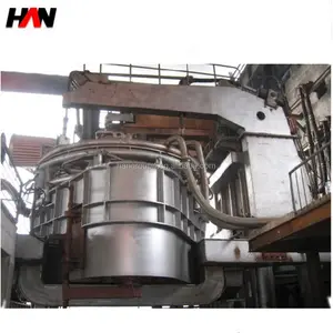 Horno de arco eléctrico de fusión de mineral de hematita, 5 toneladas, en horno Industrial