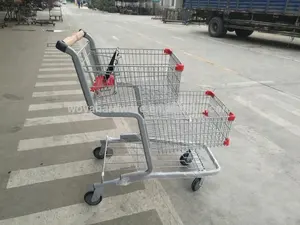 Canadese Stijl Supermarkt Winkelen Trolley Winkelwagen