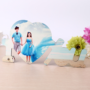 RubySub <span class=keywords><strong>cuore</strong></span> in <span class=keywords><strong>legno</strong></span> ti amo <span class=keywords><strong>cornice</strong></span> per foto sublimazione spazi in MDF <span class=keywords><strong>cornice</strong></span> per foto - Product Image 4