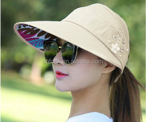 Women <strong>Ladies</strong> <strong>Summer</strong> Outdoor Anti-UV Beach Sun <strong>Hat</strong> / <strong>Summer</strong> <strong>Lady</strong> <strong>Hat</strong> / Foldable Sun <strong>Hats</strong> - Product Image 4