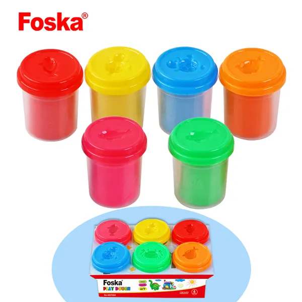 Fooka-pâte à modeler colorée <span class=keywords><strong>Plasticine</strong></span>, intelligente, éducative, DIY