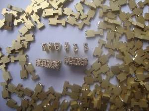 ริบบิ้นพิมพ์ตัวอักษรแบบรีดร้อน ขนาด 2*<span class=keywords><strong>3</strong></span>*15 มม.-2*4*15 มม. สำหรับปั๊มตัวอักษร - Product Image 6