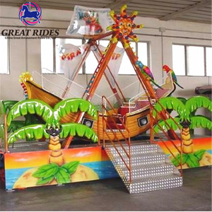 Équipement de parc à thème en plein air enfants jouer <span class=keywords><strong>jeu</strong></span> mini bateau pirate - Product Image 4