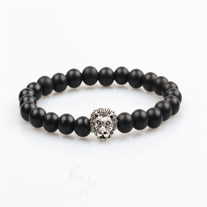 Hommes perle or tête de bouddha bracelets <span class=keywords><strong>volcanique</strong></span> <span class=keywords><strong>lave</strong></span> <span class=keywords><strong>pierre</strong></span> bracelet - Product Image 3