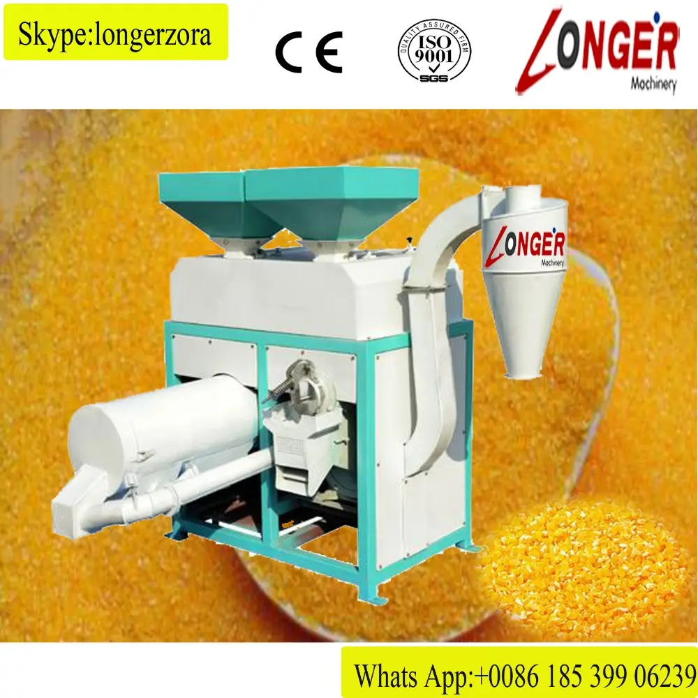 Peeling de milho e rachadura máquina de maize rachada