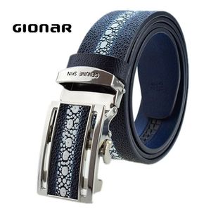 <span class=keywords><strong>Cinture</strong></span> in pelle da uomo cintura in pelle di mucca con motivo in pelle di razza di lusso senza fori cintura in pelle con fibbia automatica - Product Image 2