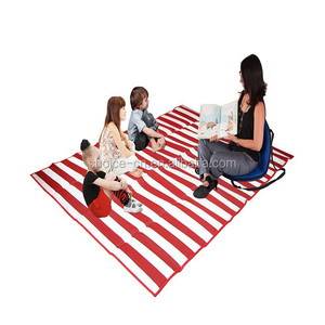 Tùy chỉnh in ấn <span class=keywords><strong>PP</strong></span> mềm có thể gập lại không thấm nước bãi biển Ngoài trời Dã Ngoại Cắm Trại Đi Bộ Đường Dài chăn <span class=keywords><strong>mat</strong></span> với túi - Product Image 3