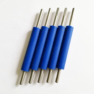 ماكينة صناعية عالية الدقة SUS303 Shaft مغطاة بألواح من السيليكون الأزرق - Product Image 2