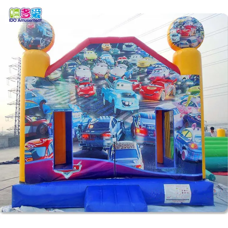 Équipement de Parc d'attractions gonflable de super-héros château plein d'entrain gonflable de château de rebond