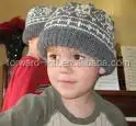 2014 new design boy multi-use winter knitted wool hat