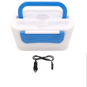 Nieuwe Aankomst Draagbare 12V Auto Adapter Elektrische Lunchbox Verwarmde Compacte Bento Voedselwarmer Container