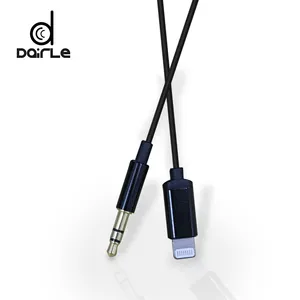 Mfi Bersertifikat 8pin untuk 3.5 Mm MALE Headphone Jack Adaptor Kabel Audio Stereo Telepon Kabel Tambahan untuk iPhone X, 8,7 PLUS