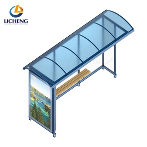 Thiết Bị Quảng Cáo Xe Buýt Nơi Trú Ẩn Với Năng Lượng Mặt Trời Bảng Điều Chỉnh Ánh Sáng Hộp Biển Quảng Cáo - Product Image 2