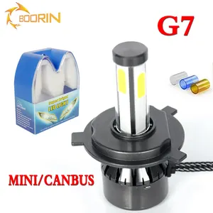 high lumen guangzhou boorin car accessories 12v Three side Four side light bulb g20 led headlight bulbs h4 h7 s2 c6