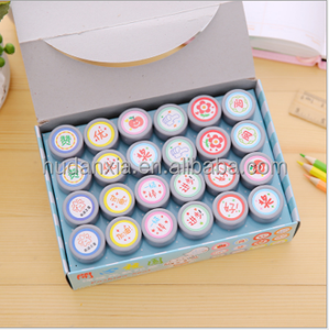 Fotosensibile timbro cartone animato per <span class=keywords><strong>bambini</strong></span> sigillo sigillo ricompensa incoraggiare inchiostro studente di cancelleria inciso capitolo timbro di plastica - Product Image 2
